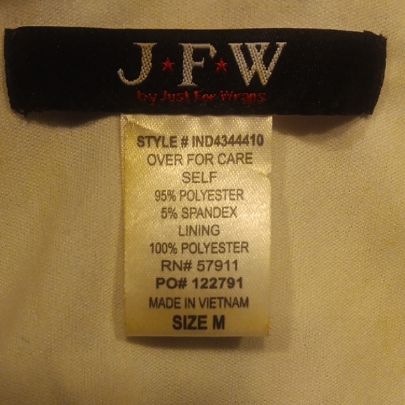 JFW Vibrant Colorful Abstract Print Midi Dress - Picture 7 of 10